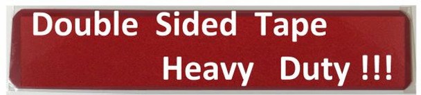 FIRE Command Station Sign (RED,Double Sided Tape, Aluminium 2X11-Rust Free)