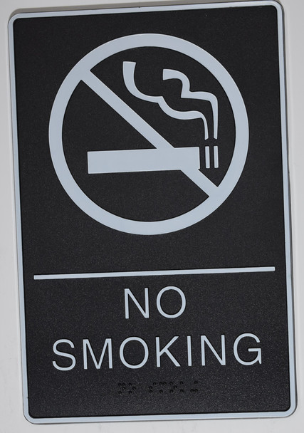 NO SMOKING Sign