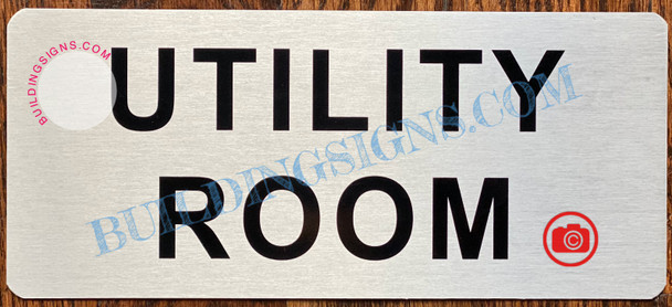 UTILITY ROOM SIGN