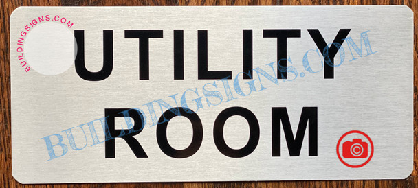 UTILITY ROOM SIGN