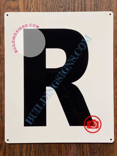 "R" SIGN