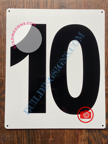 "10" SIGN