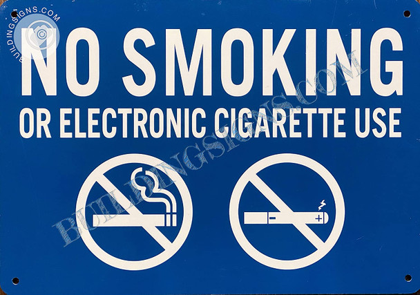 Sign NO Smoking OR Electronic Cigarette USE