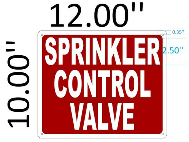 Signage Standpipe Control Valve