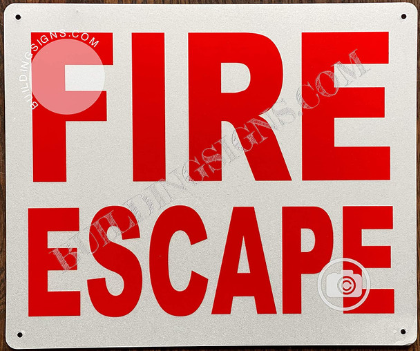 Sign FIRE Escape