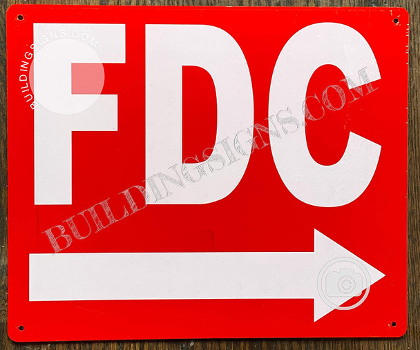 Sign FDC  - FDC Right Arrow