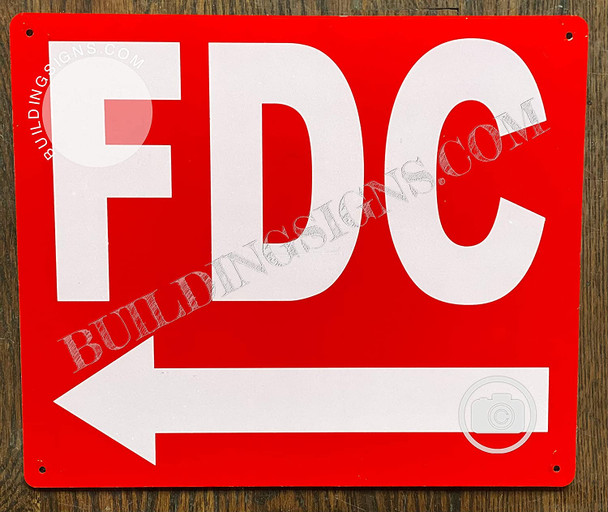 Sign FDC  -FDC Left Arrow