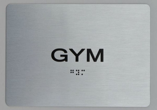 GYM ADA Sign -Tactile Signs