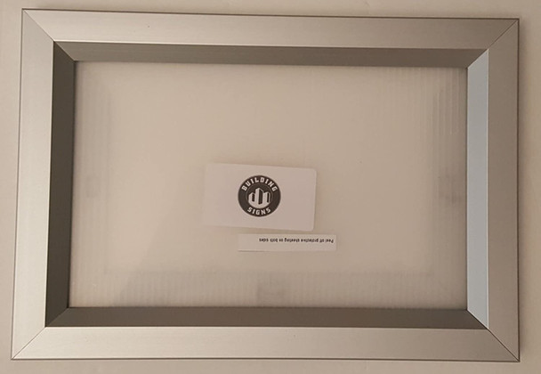 Signage Elevator Certificate Frame