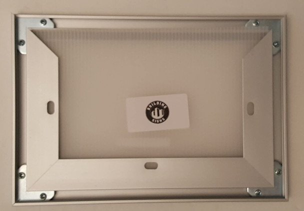 Signage Elevator Permit Frame