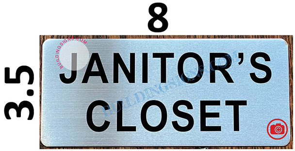 Signage JANITOR'S Closet