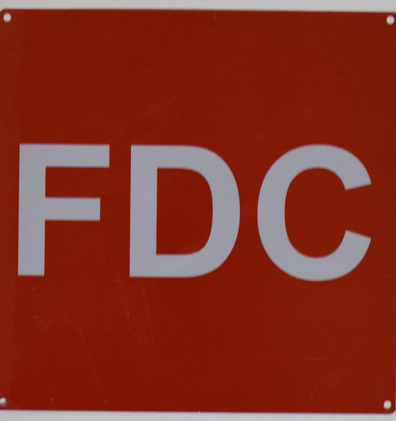 FDC Sign - FIRE Department Connection Sign