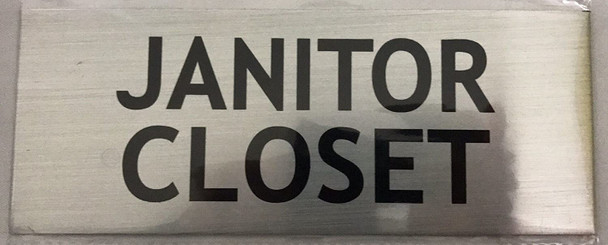 Janitor Closet Signage