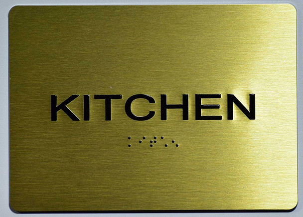 SIGNS KITCHEN Sign -Tactile Signs Tactile Signs