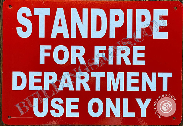 FIRE DEPARTMENT SIGNS