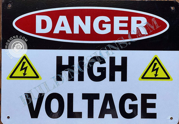 Sign Danger HIGH Voltage