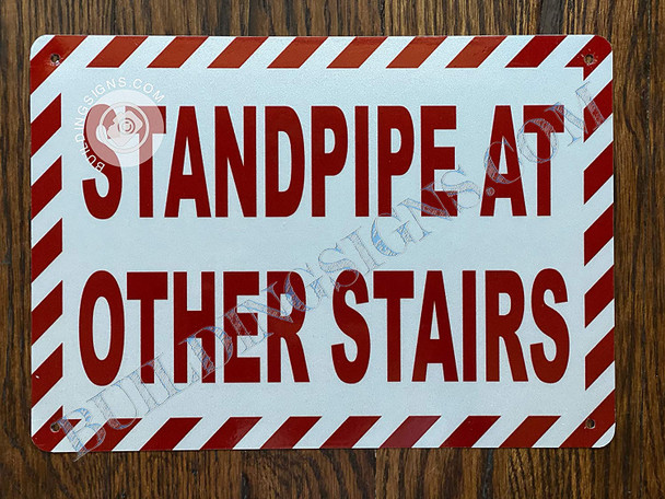 Sign Standpipe at Other Stairs