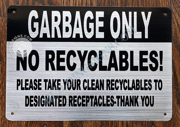 RECYCLE Signage