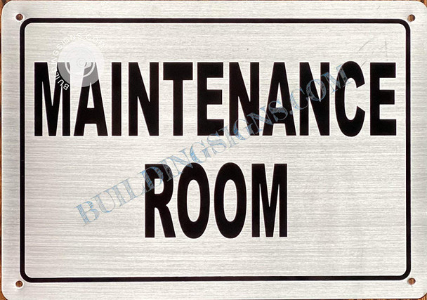 Sign Maintenance Room