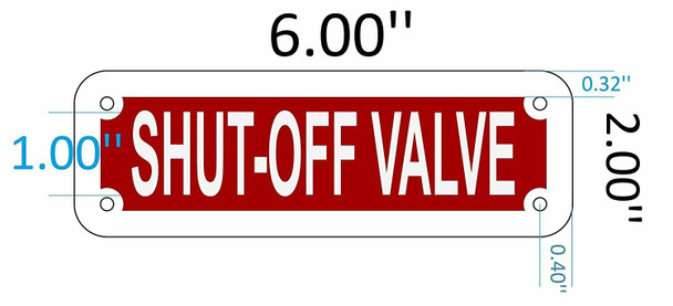 SHUT OFF VALVE SIGN