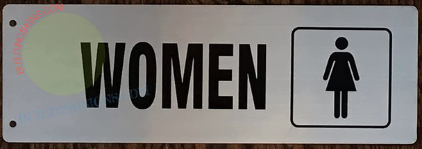 SIGN Women Restroom-Two-Sided/Double Sided Projecting, Corridor and Hallway