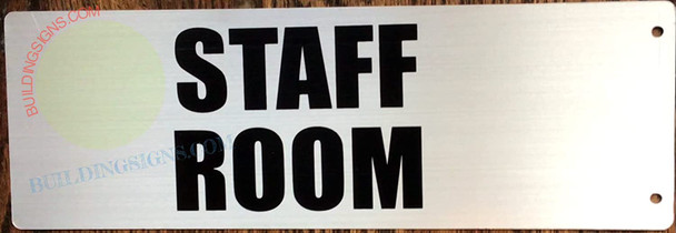 SIGN Staff Room-Two-Sided/Double Sided Projecting, Corridor and Hallway