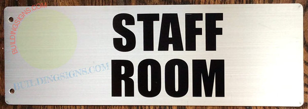 Staff Room Sign -Two-Sided/Double Sided Projecting, Corridor and Hallway Sign