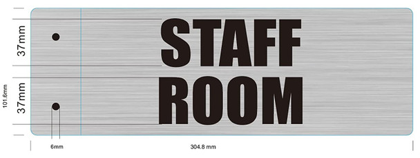 SIGNAGE Staff Room-Two-Sided/Double Sided Projecting, Corridor and Hallway