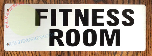 Fitness Room Sign -Two-Sided/Double Sided Projecting, Corridor and Hallway Sign