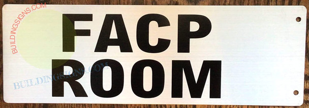 FACP Room Sign FIRE Alarm Control Panel Room-Two-Sided/Double Sided Projecting, Corridor and Hallway Sign