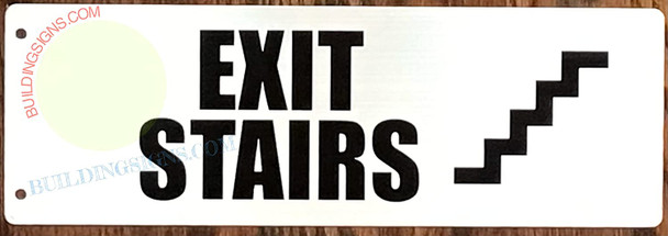 EXIT Stairs Sign-Two-Sided/Double Sided Projecting, Corridor and Hallway Sign