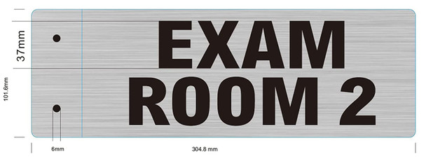 SIGN EXAM Room 2-Two-Sided/Double Sided Projecting, Corridor and Hallway