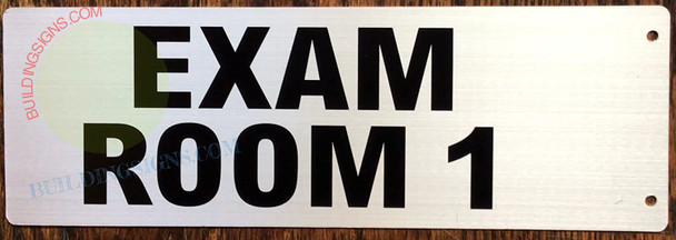 SIGN EXAM Room 1 Sign-Two-Sided/Double Sided Projecting, Corridor and Hallway