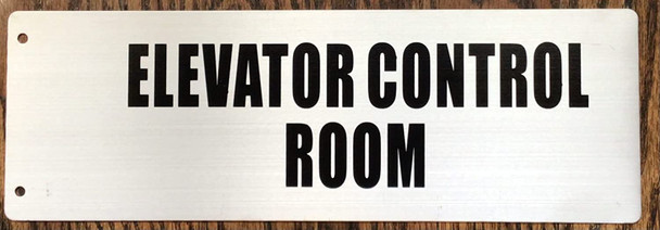 Elevator Control Room Sign-Two-Sided/Double Sided Projecting, Corridor and Hallway Sign