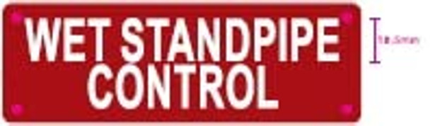 SIGN Wet Standpipe Control