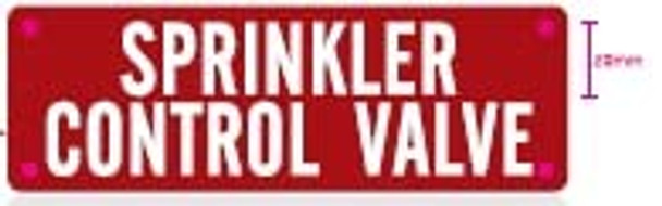 Sprinkler Control Valve Sign