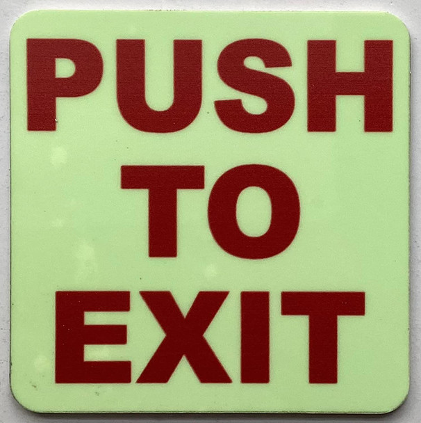 PUSH TO EXIT