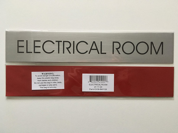 SIGNS ELECTRICAL ROOM SIGN –