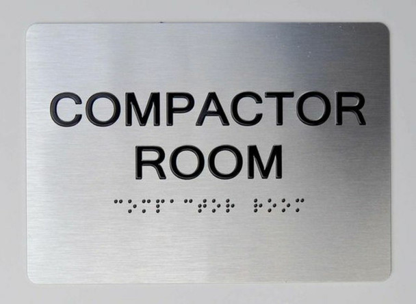 ADA COMPACTOR ROOM SIGN
