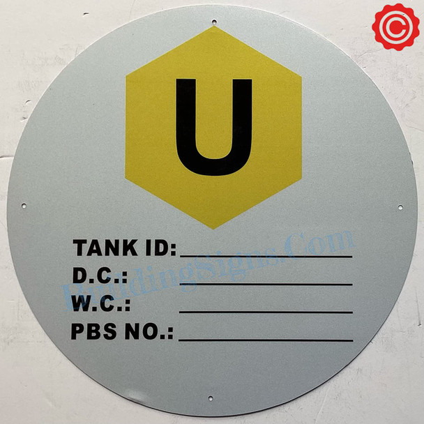 U TANK - Ultra Low Sulfur Tank Id