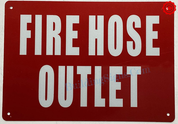 Fire Hose outlet Signage