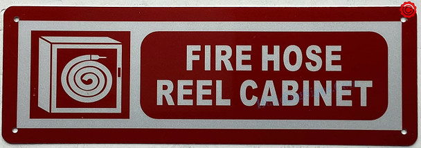 FIRE HOSE REEL CABINET SIGN, Fire Safety Sign