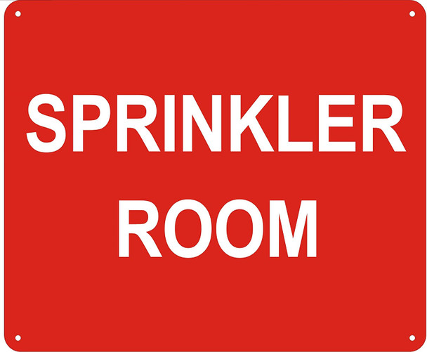 Sprinkler Room Signage