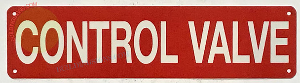 CONTROL VALVE Signage