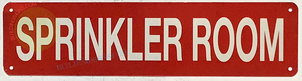SPRINKLER ROOM SIGN, Fire Safety Sign