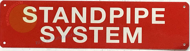 STANDPIPE SYSTEM SIGN