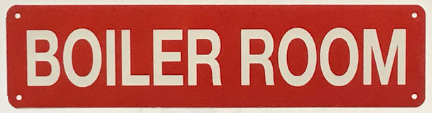 BOILER ROOM Signage