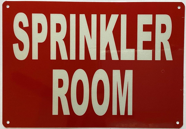 SPRINKLER ROOM Sign