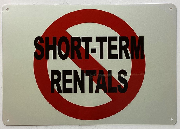 NO SHORT TERM RENTALS