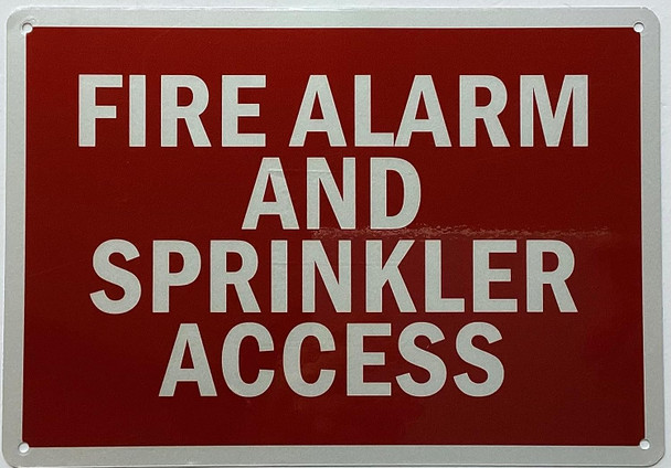 Fire Alarm And Sprinkler Access